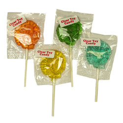 Turkey Clear Toy Lollipops 24ct